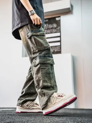 2025 Men's Casual Sports Shoes: Durable Thick Sole Lace-Up Skateboard Shoes for All Seasons, Street Style Footwear
