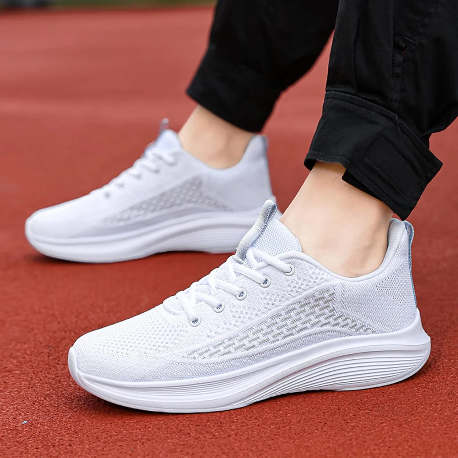 Arch Support Non Slip Minimalist Shoes for Men Outdoor Athletic Lace Up Hiking Shoe Sport Jogging Walking Shoes