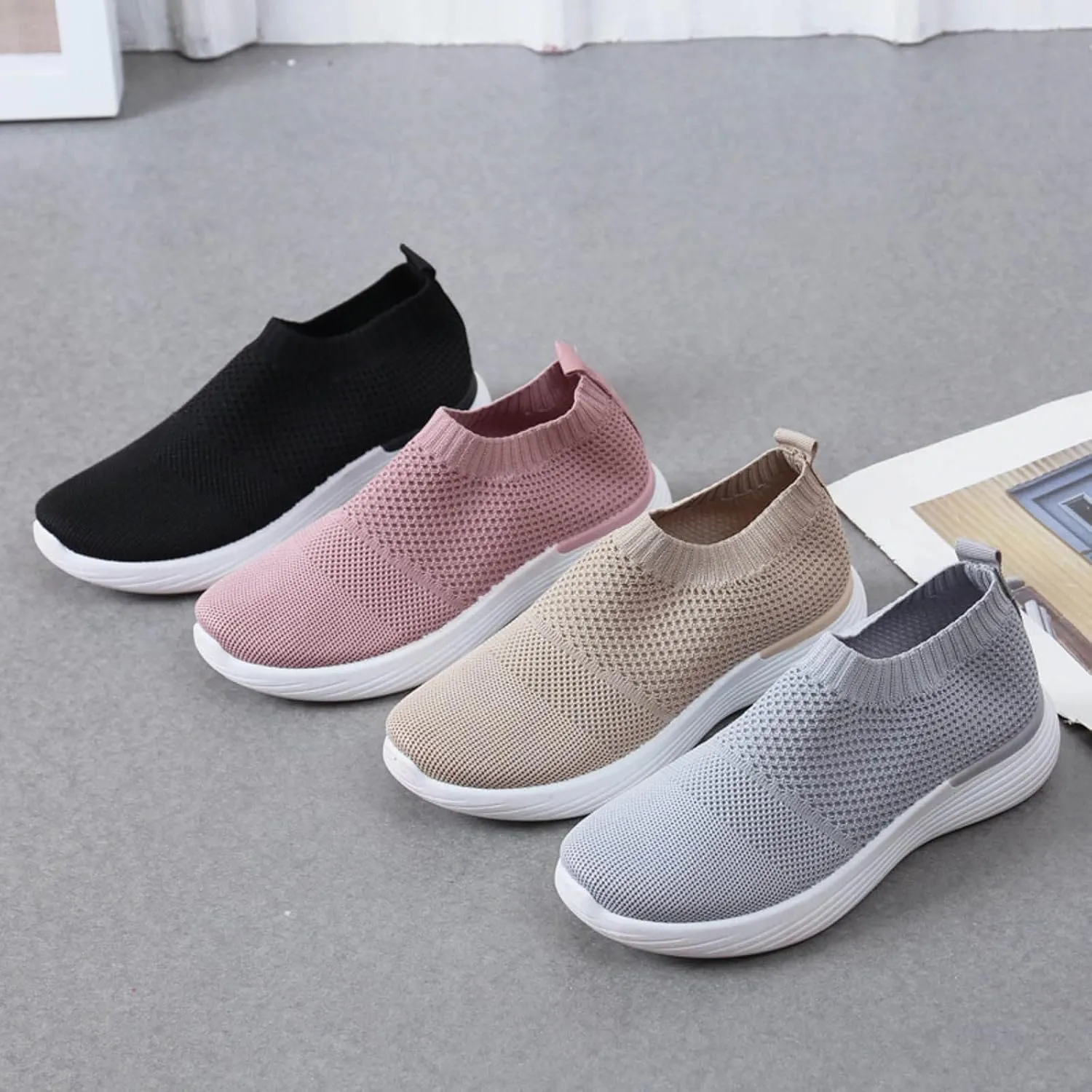 Athletic Shoes Women Comfortable Sneakers Workout Sport Work Women's Running Shoes Women Lightweight Tennis Shoes