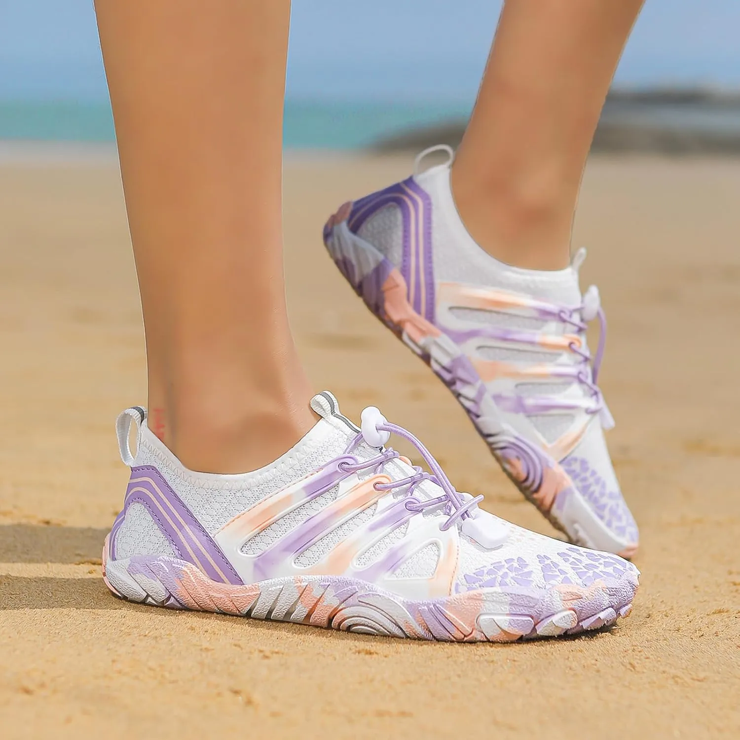 Barefoot Shoes for Women Hiking Footwear Healthy & Non-Slip Barefoot Shoe Wide Toe Box, Zero Drop, Water Resistant, Lightweight Breathable Grounded Footwear for Walking Running Hiking Workout Sneakers