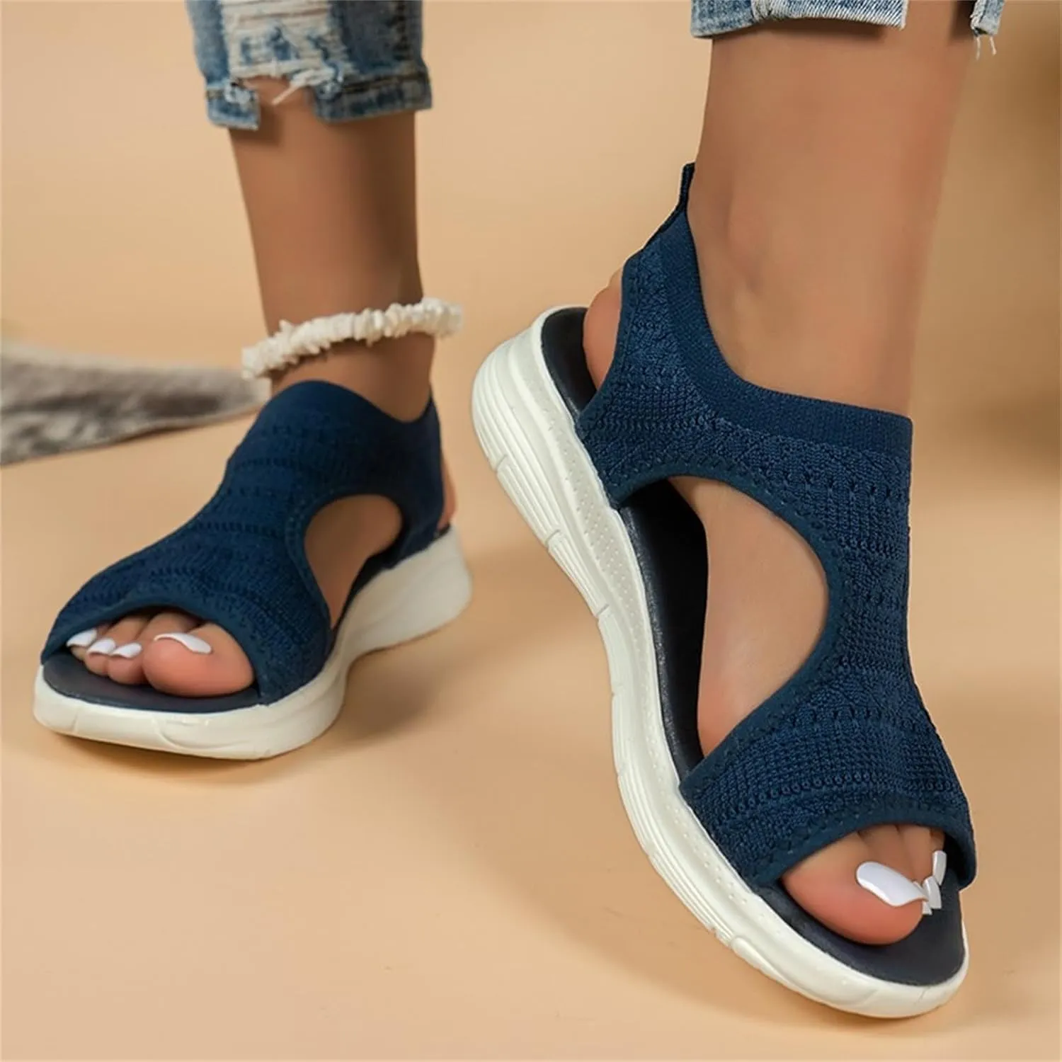 Barefoot Shoes Women Platform Sneakers for Women Fashion Womens Loafers Comfortable Fashion Closed Head Christmas Sneakers for Women 2024 Loafers for Women Casual