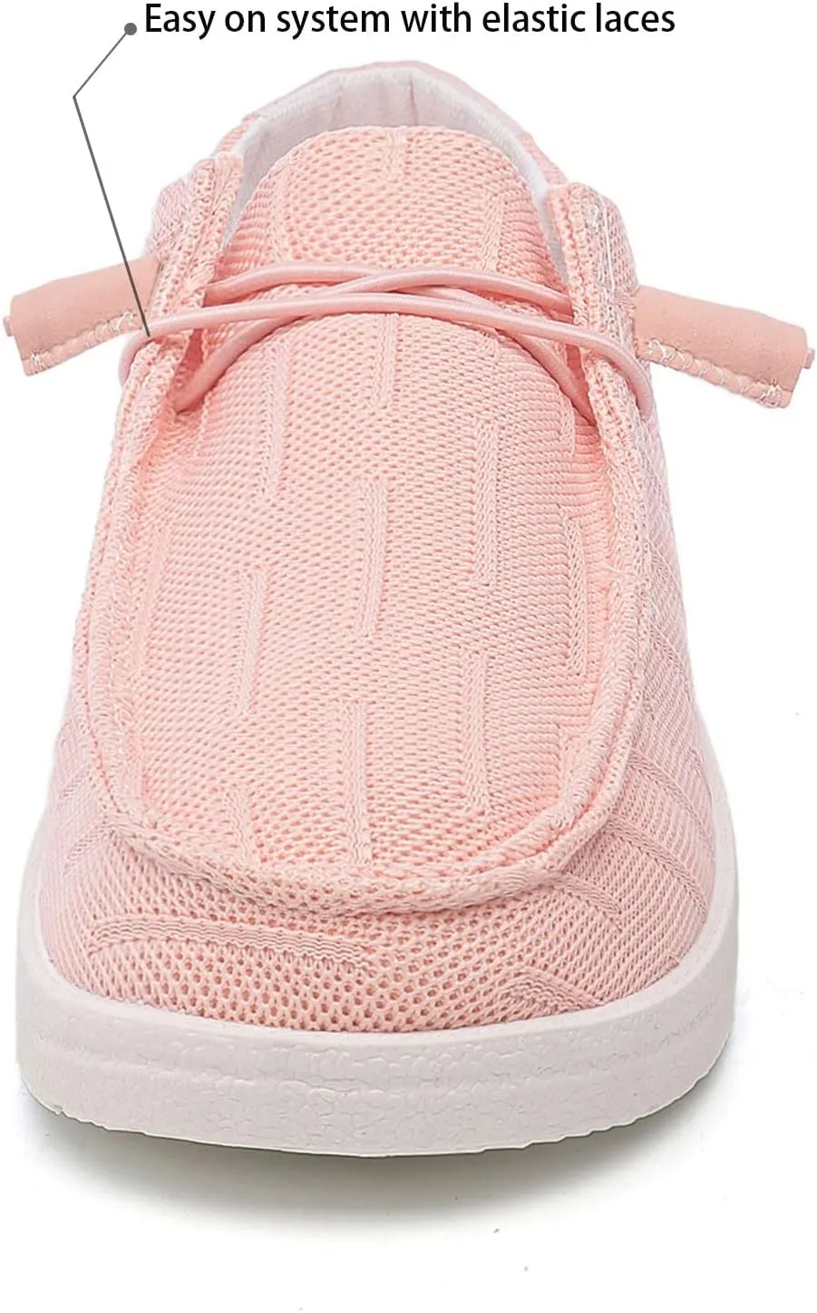 Betrue Women's Lightweight Boat Shoes, Casual Loafers, Slip On Deck Shoes, Breathable Canvas Sneakers
