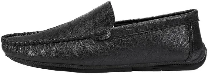 Brand PU Leather Fashion Men Business Dress Loafers Pointed Toe Black Shoes Oxford Breathable Formal Wedding Shoes