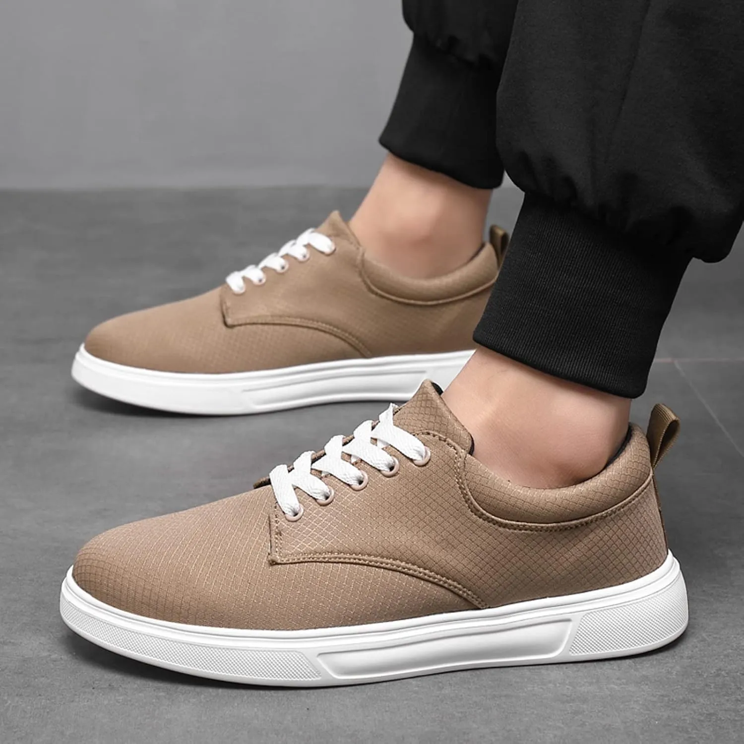 Breathable Diabetic Shoes for Men Lightweight Breathable Slip on Running Shoe Hook and Loop Orthopedic Sneakers