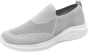 Breathable Diabetic Shoes for Men Lightweight Breathable Slip on Running Shoe Outdoor Non Slip Jogging Sneakers