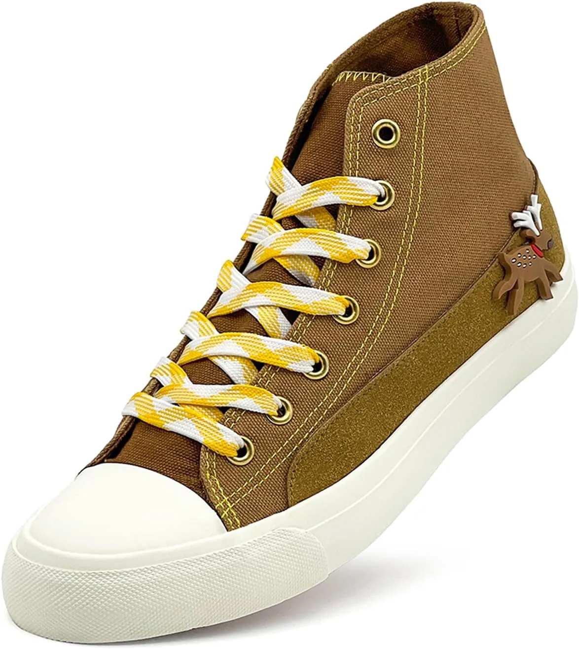 Canvas Shoes for Women Men Sneakers Fashion High Low Tops Christmas Shoes Classic Casual Tennis Running Walking Santa Shoes Unisex