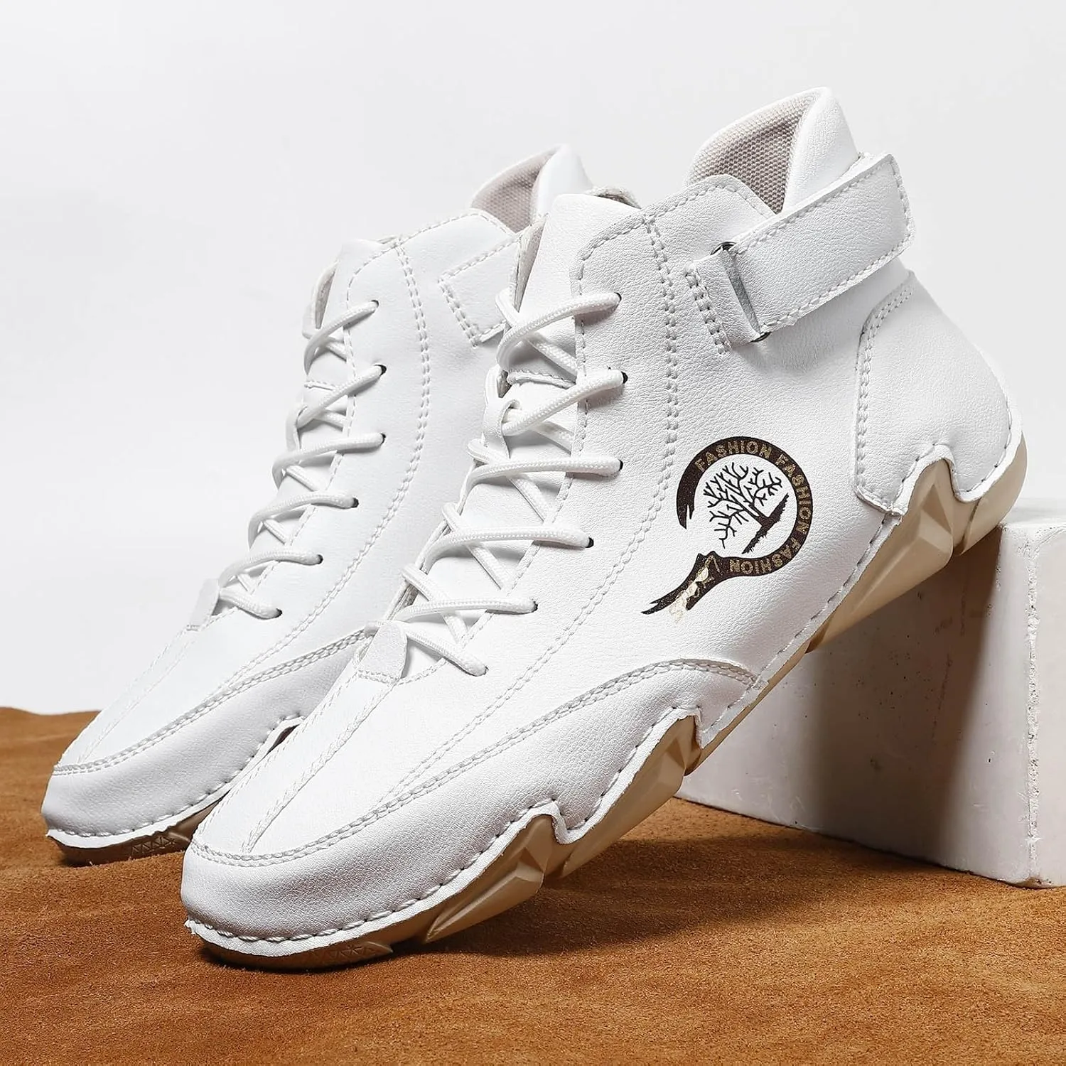 Casual Walking Shoes Winter Pull On Outwear Fashionable Classic Short Boots PU Breathable Cool Boots