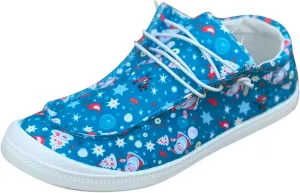Christmas Tennis Shoes for Women Mens Sneakers Womens Loafers Comfortable Christmas Canvas Shoes Women Closed Toe Indoor and Outdoor Sale Clearance