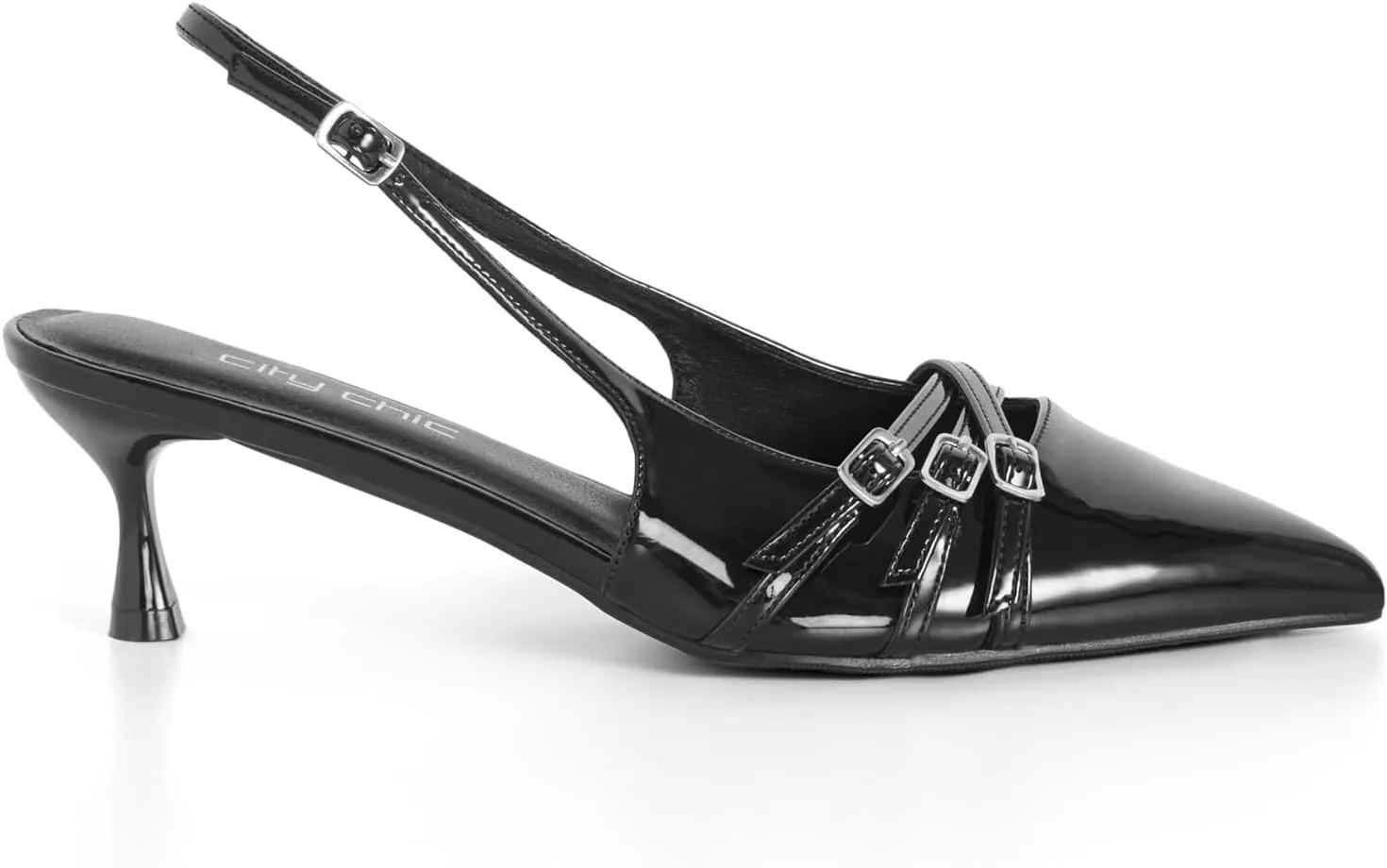 City Chic Sling Back-Wide FIT Mia