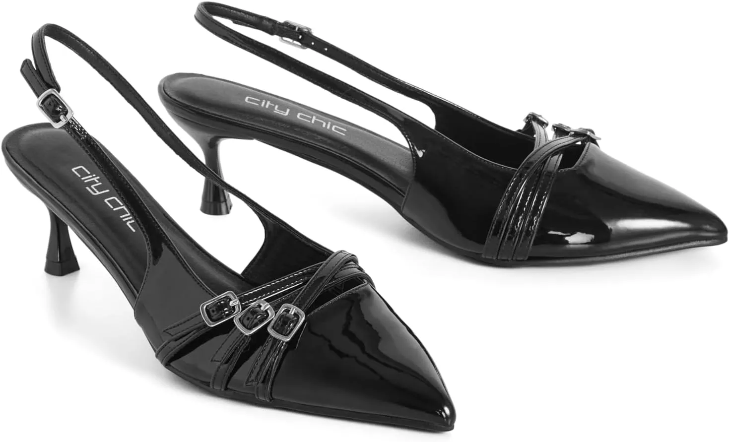 City Chic Sling Back-Wide FIT Mia