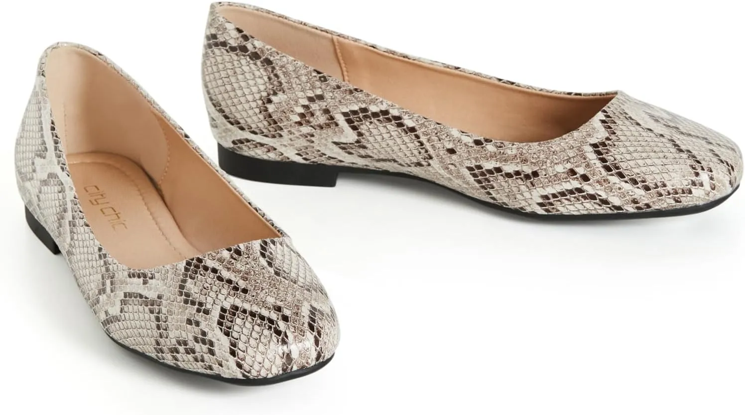 City Chic Women's Flat - Wide FIT Rae Ballet