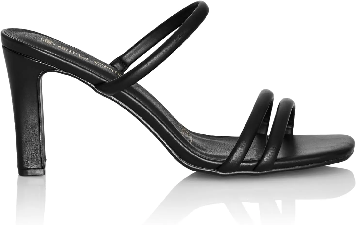 City Chic Women's Mule - WIDE FIT Koa, Black