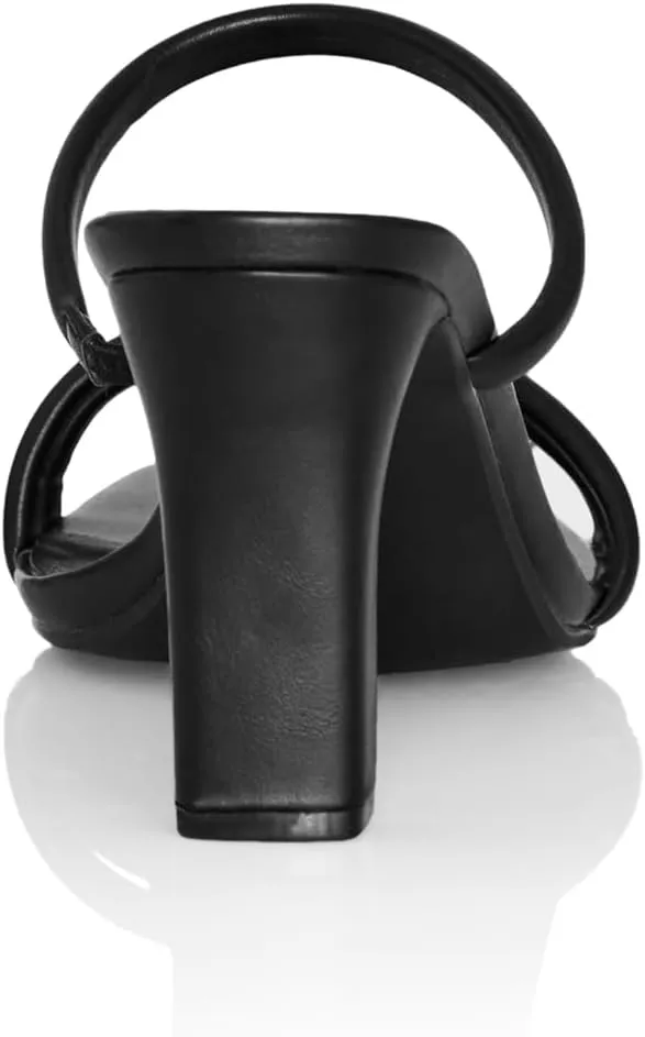 City Chic Women's Mule - WIDE FIT Koa, Black