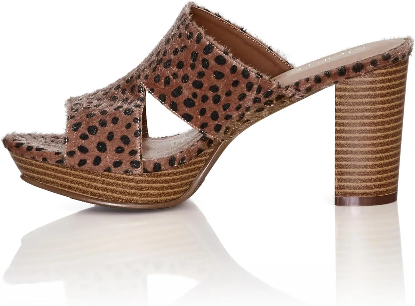 City Chic Women's Mule-Wide Fit Remy Animal