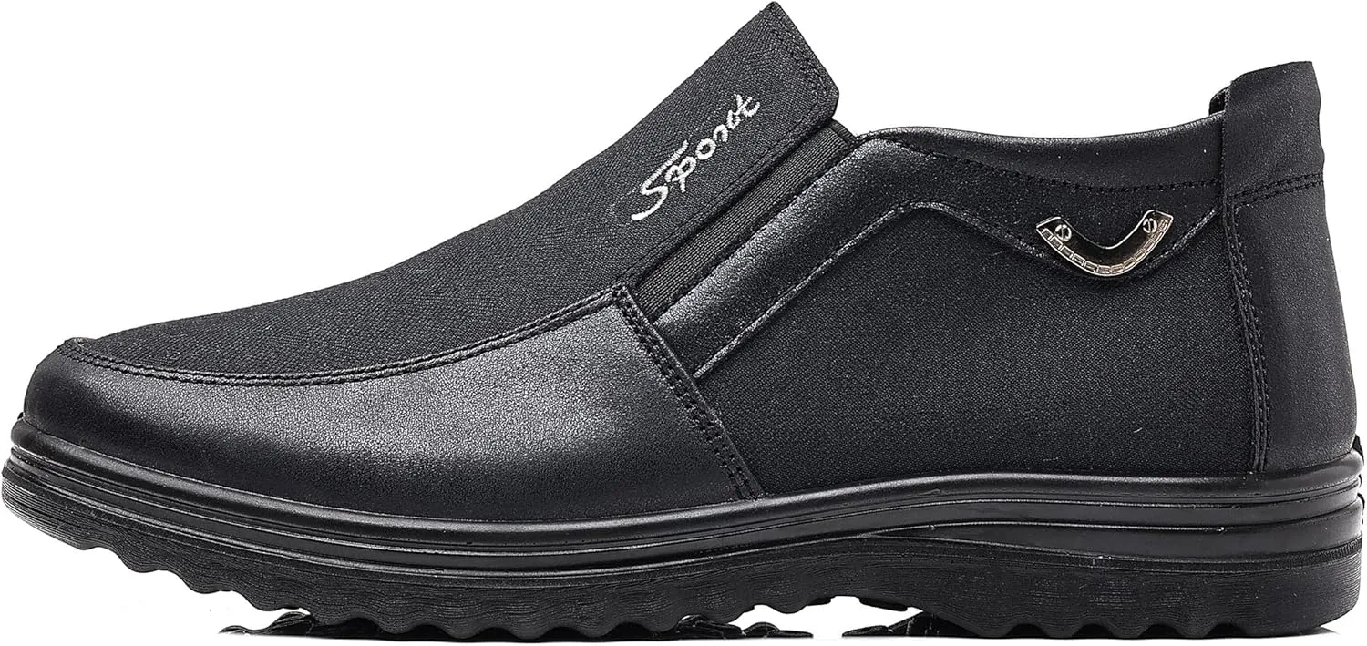 COSIDRAM Mens Casual Loafers Shoes Ankle High Lightweight Moccasins for Adult Male