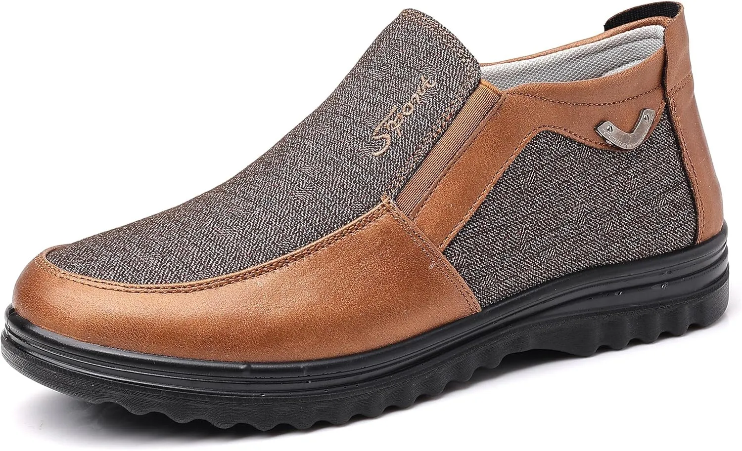 COSIDRAM Mens Casual Loafers Shoes Ankle High Lightweight Moccasins for Adult Male