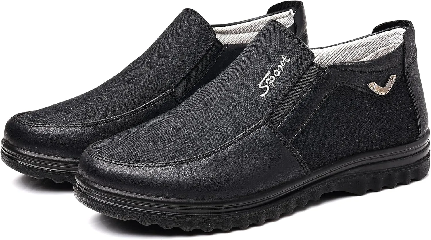 COSIDRAM Mens Casual Loafers Shoes Ankle High Lightweight Moccasins for Adult Male