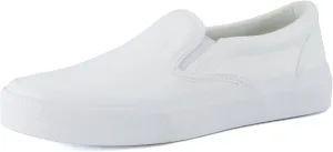 CUSHIONAIRE Ferris Fashion Slip On Sneakers for Women  Laceless Everyday Casual Womens Shoes with Cushioned Insole and Flexible Sole for Effortless Comfort and Style