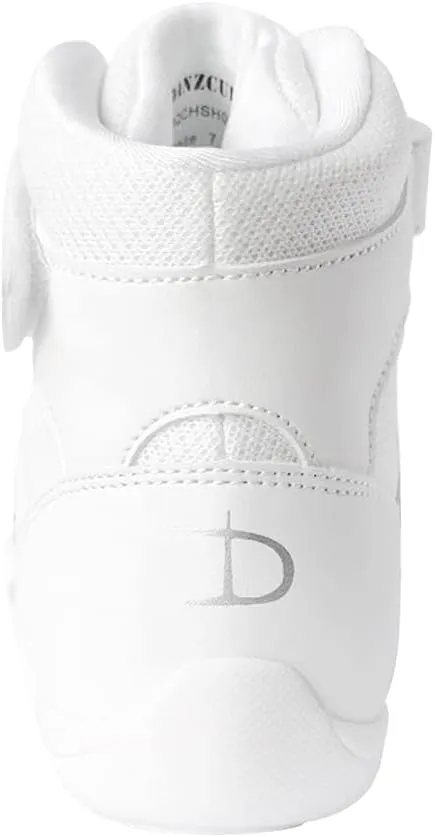 Danzcue Mid Top White Cheer Shoes