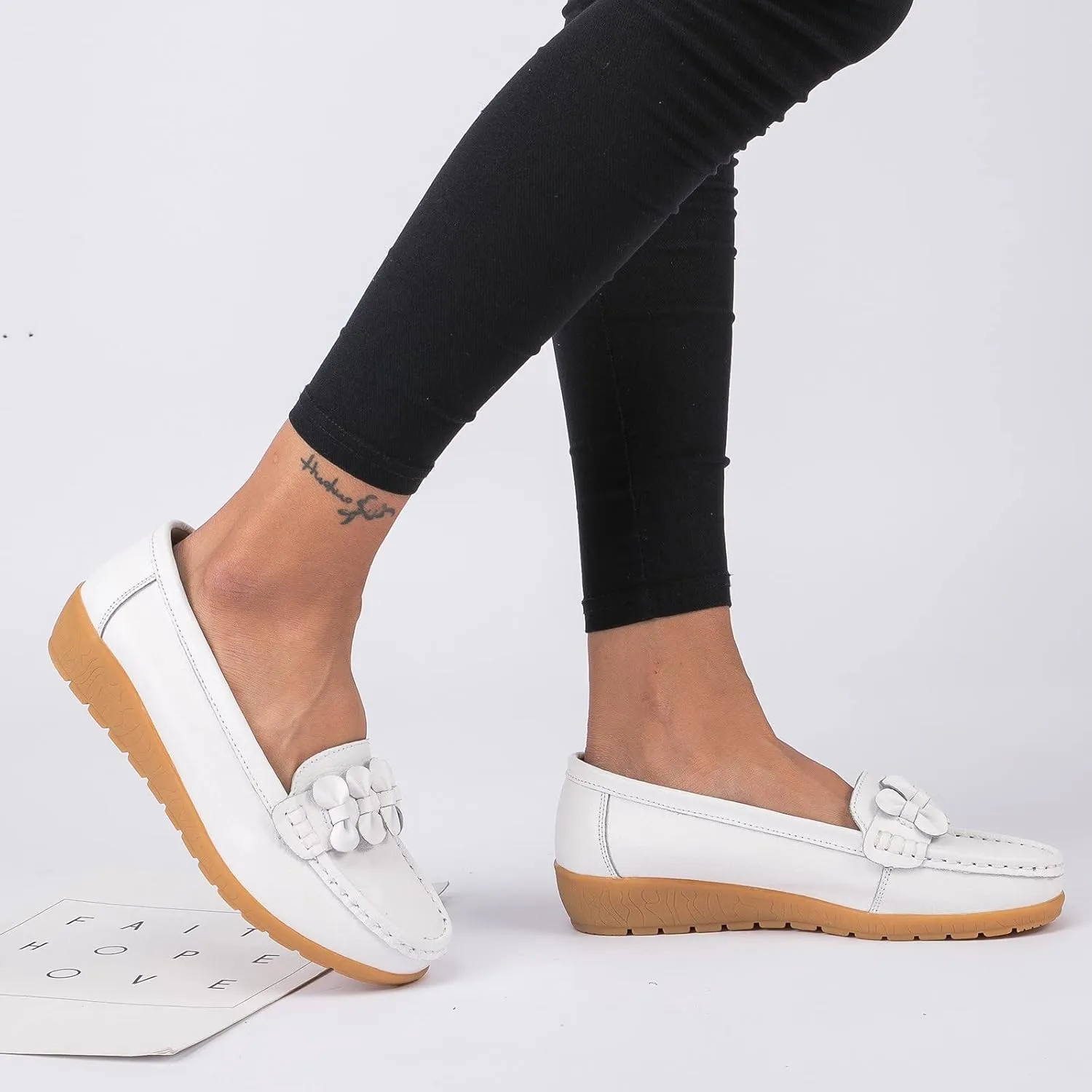 Dress Shoes for Women Low Heels Comfortable Women Loafers Slip on Non Slip Low Top CasualCover Heel Round Toe Womens Christmas Shoes Tennis Shoes Womens