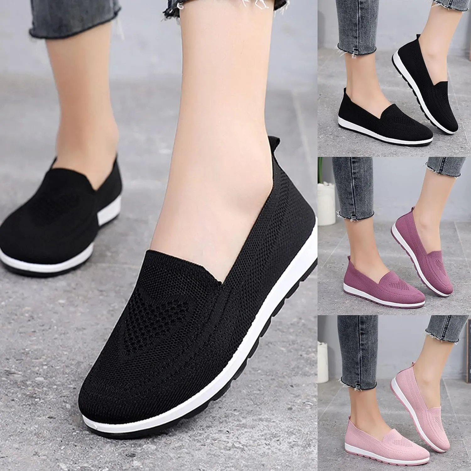 Eduavar Sneakers for Women Trendy, Sneakers for Women Comfortable Non-Slip Sneakers Casual Lightweight Walking Sneakers
