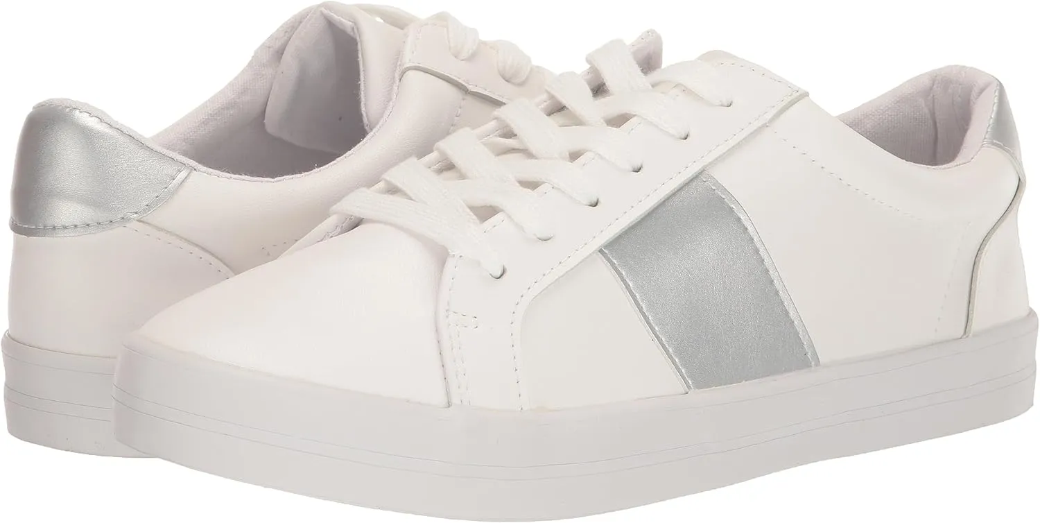 EVANS Women's Wide Fit Star Contrast Trainer Sneaker