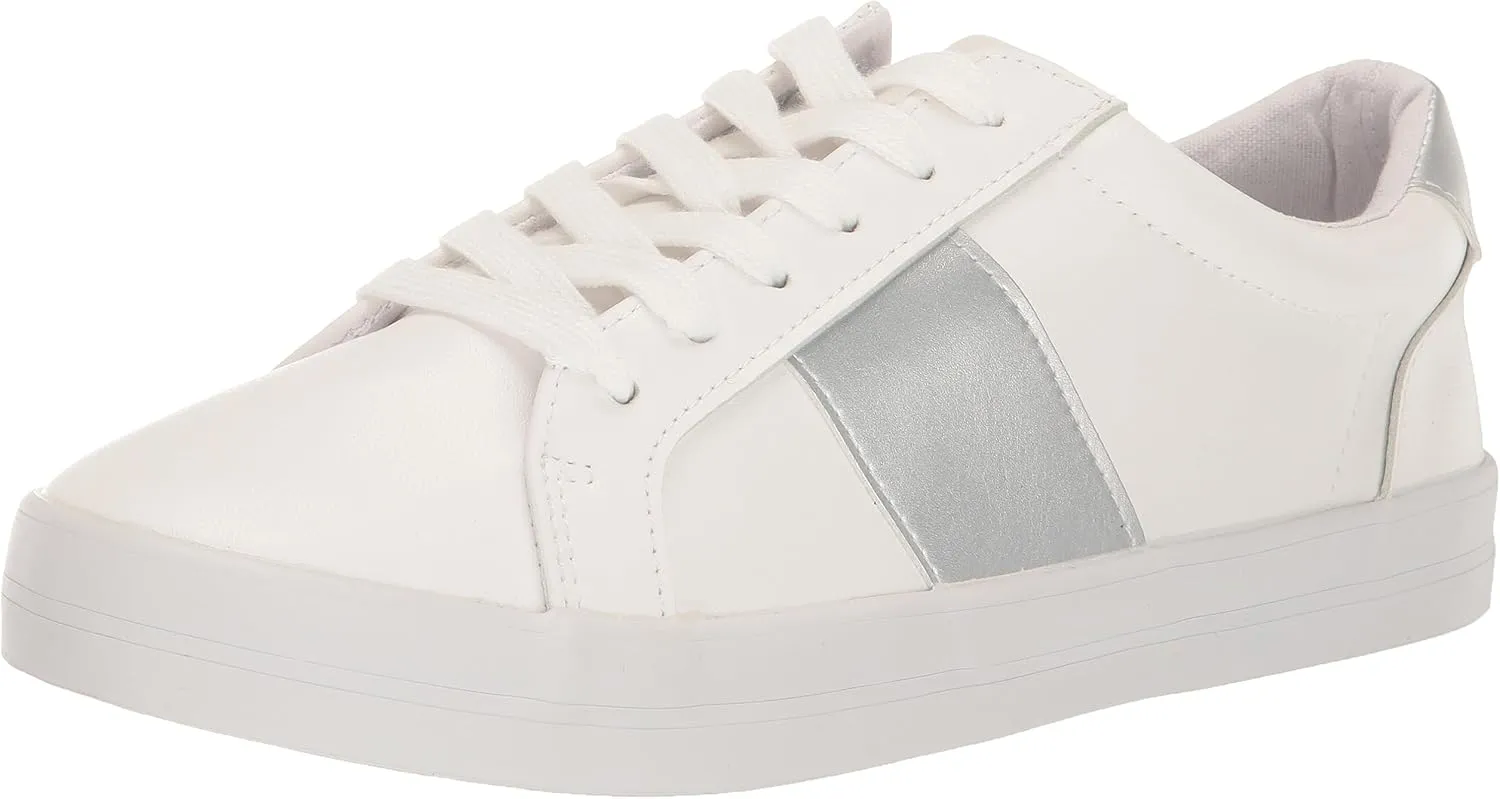EVANS Women's Wide Fit Star Contrast Trainer Sneaker