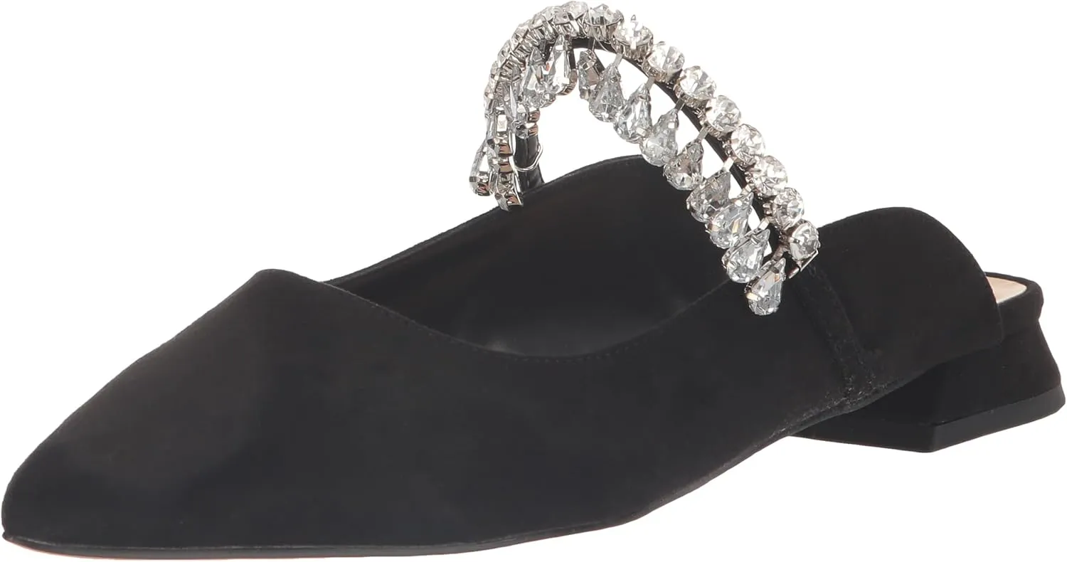 EVANS Women's Wide Fit Strappy Point Mule