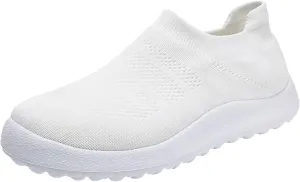 Extra Wide Women Walking Sneakers Size 8 X Wide Zapatos De Mujer para Caminar Suave Y Comodos Platform Slip On Sneakers for Women Fashion Womens Running Shoes Wide Width Women's Slip On Shoes Size 7