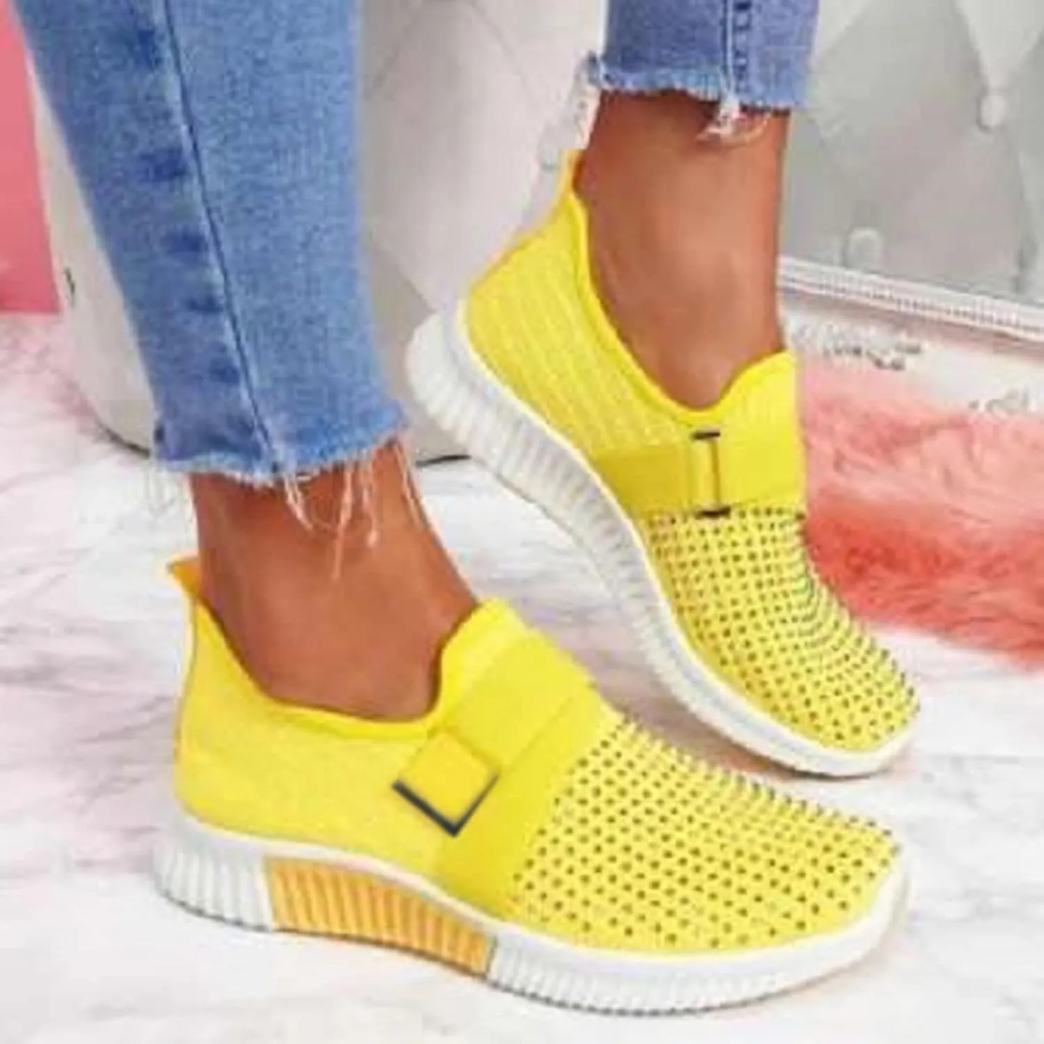 Fall High Top Sneakers for Women 2023 Zapatos De Mujer para Ir Al Gym Casual Shoes for Women 5.5 Wide Width High Top Slip On Sneakers for Women Slip On Sneakers Woman