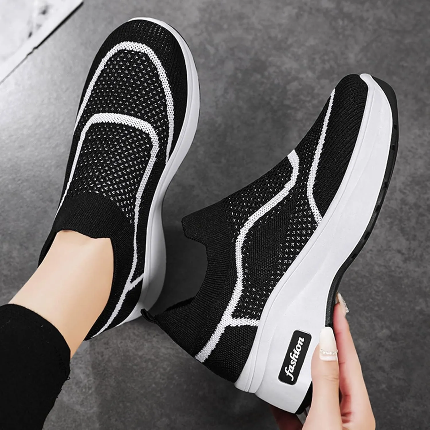 Fall Platform Sneakers for Women 2023 Women Orthopedic Sneakers Walking Shoes Women's Running Shoes Size 7 Womens Slip On Sneakers Size 7 Ankle Tenis Antideslizantes para Mujer De Cocina