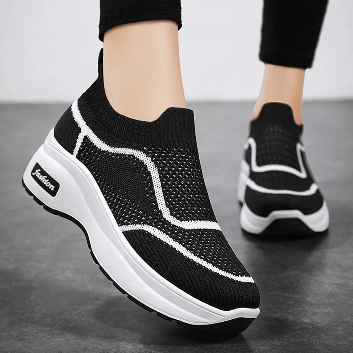 Fall Platform Sneakers for Women 2023 Women Orthopedic Sneakers Walking Shoes Women's Running Shoes Size 7 Womens Slip On Sneakers Size 7 Ankle Tenis Antideslizantes para Mujer De Cocina