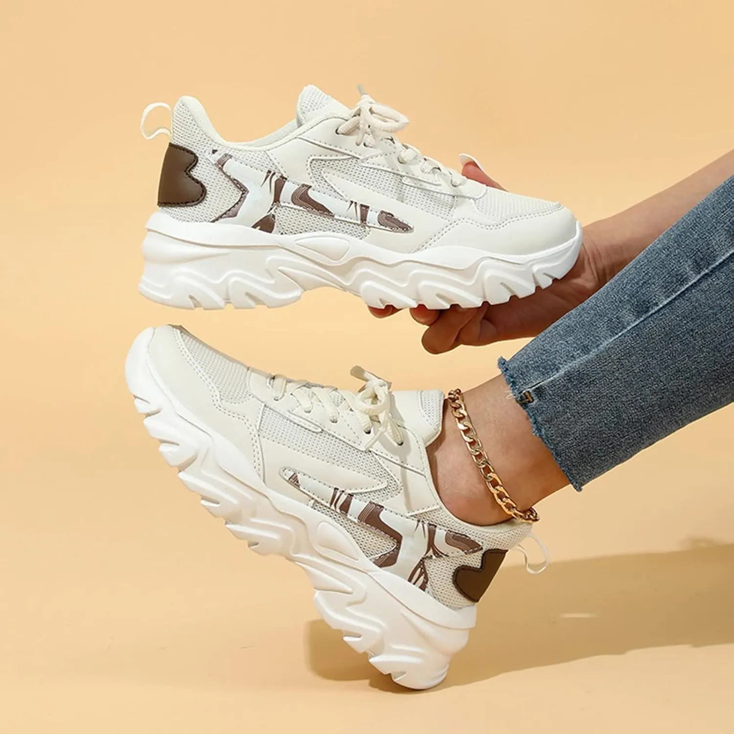 Fashion High Top Sneakers for Women 2023 Tenis De Mujer para Trabajo Antideslizante D Bota Black Sneakers for Women Sneakers for Women Zapatos De Piso para Mujer Elegantes Negros