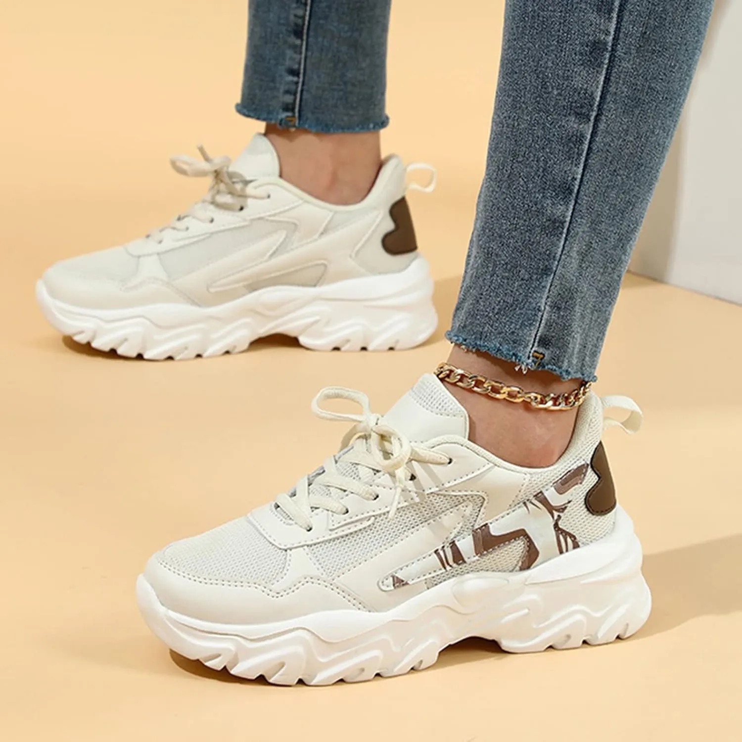 Fashion High Top Sneakers for Women 2023 Tenis De Mujer para Trabajo Antideslizante D Bota Black Sneakers for Women Sneakers for Women Zapatos De Piso para Mujer Elegantes Negros