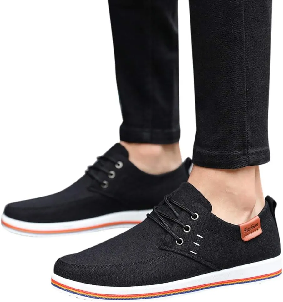 Fashion Men Shoes Outdoor Canvas Casual Comfortable Summer Men Casual Mid Top Shoes