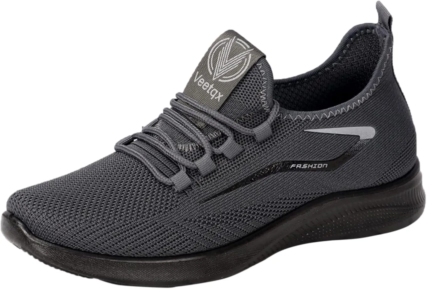 Fashion Sneaker Lace-Up Fashion Spring and Summer Men Sports Shoes Flat Bottom Light Slip On Elastic Fly Woven Mesh