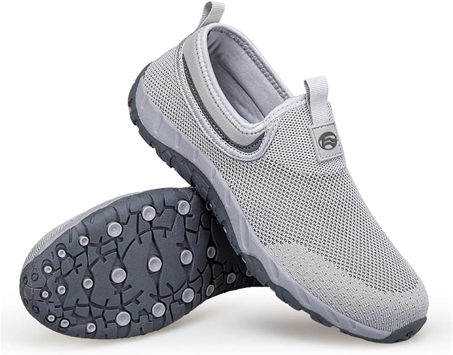 Fashion Sneakers Shoes Couples' Men's New Spring Flying Knit Slip On Casual Sports Shoes for Middle and Elderly
