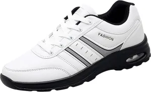 Fashion Sneakers Shoes Men Casual Simple Leather Night Reflective Travel Running Plus Size Sneakers Casual Shoes