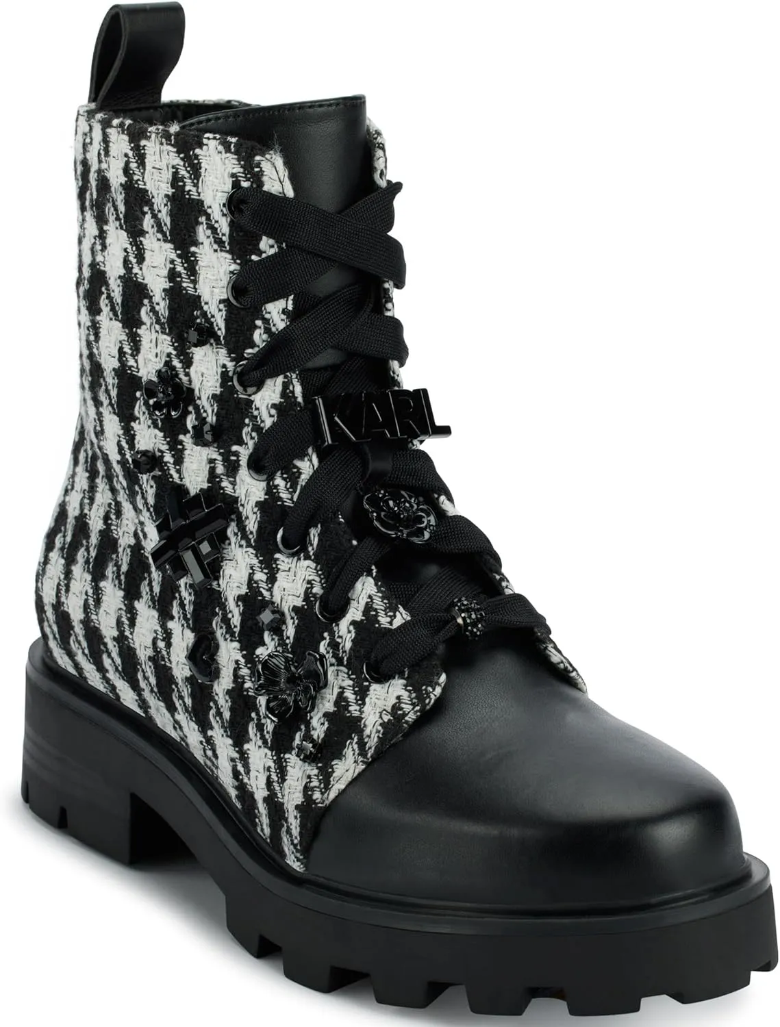 Karl Lagerfeld Paris Women's Makenzie Everyday Chelsea Boot Combat