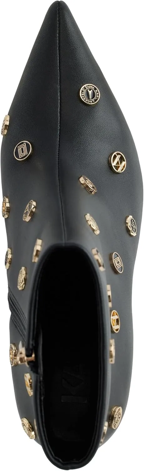 Karl Lagerfeld Paris Women's Saina Everyday Heeled Bootie Ankle Boot