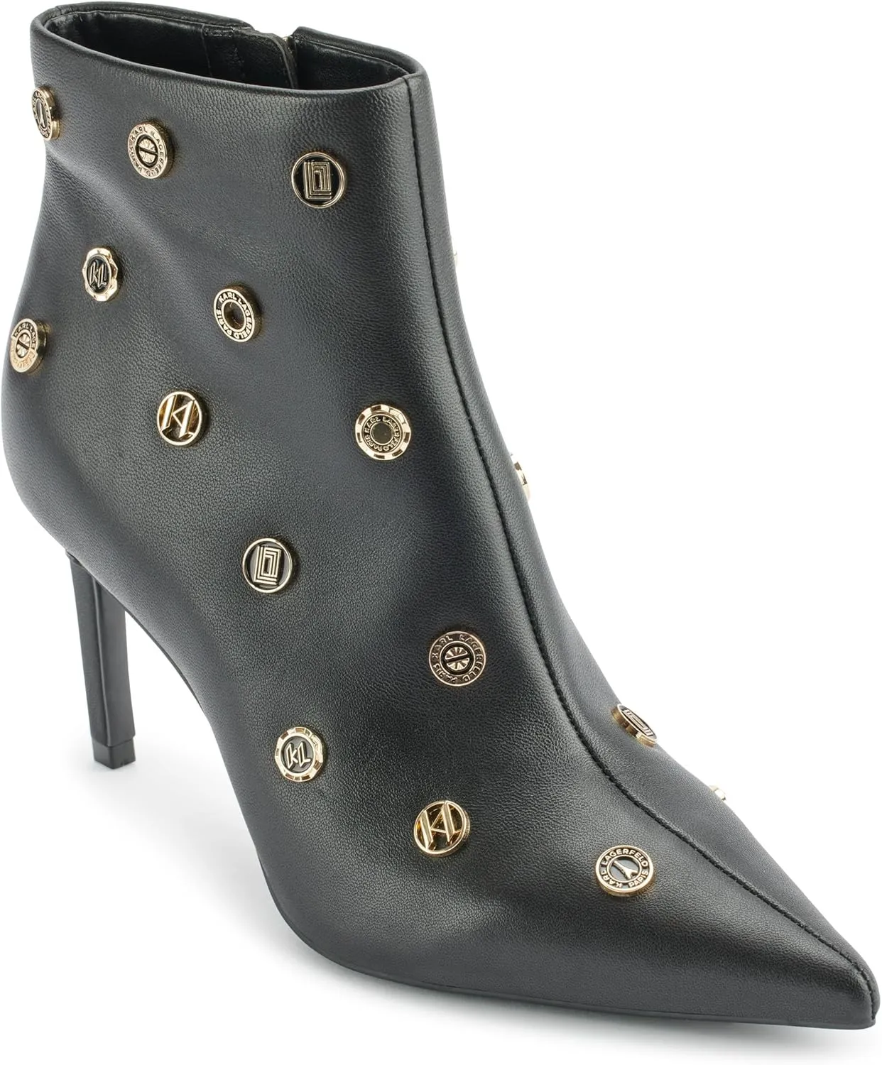 Karl Lagerfeld Paris Women's Saina Everyday Heeled Bootie Ankle Boot