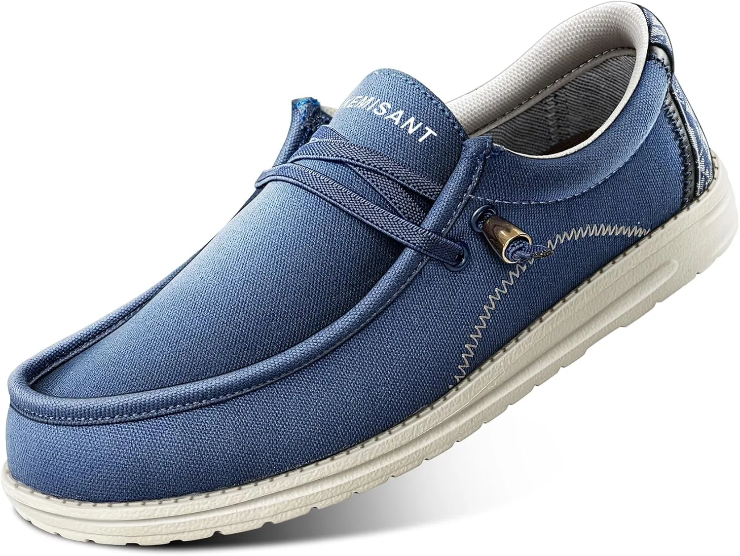 KEMISANT Men Slip On Shoes, Boat Shoes Sneaker Shoes Walking Shoes for Men Women Stretch Fit Lightweight