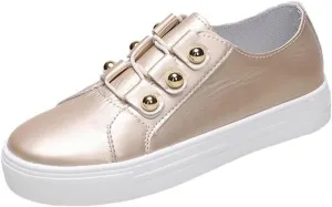 Lausiuoe Sneakers For Women Walking Shoes Comfortable Fashion Canvas Shoes Non-Slip Classic Casual Low Top Flat Loafers