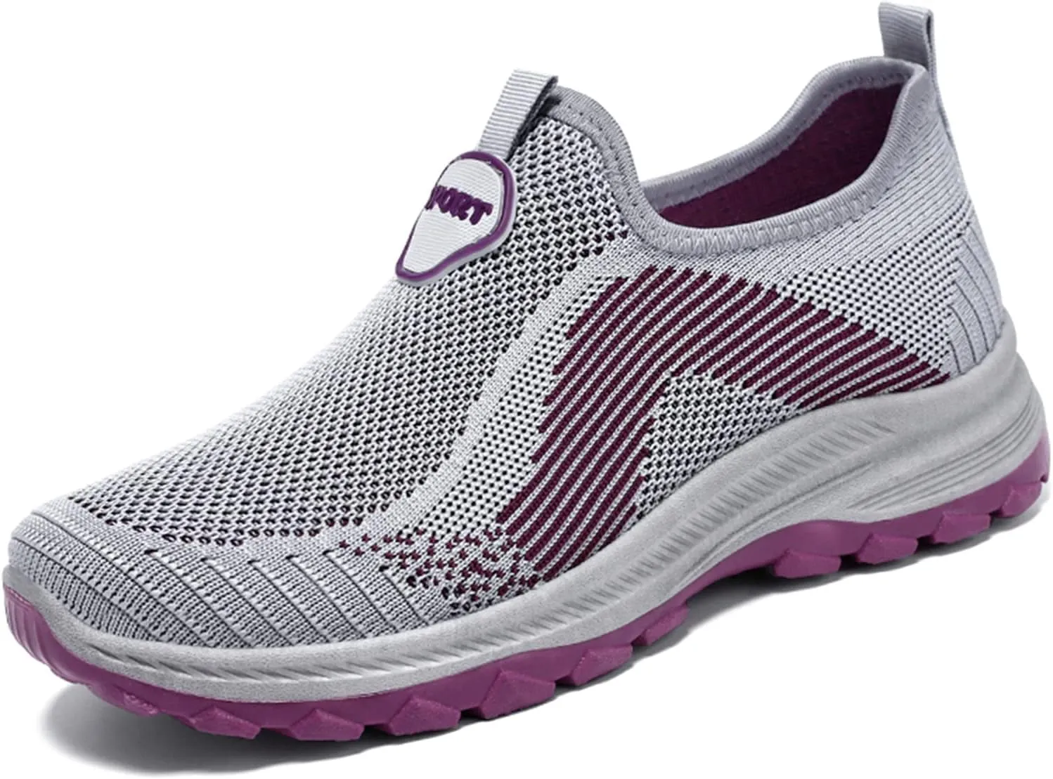Lightweight Sneakers for Women Size 8 Wide Slip On Shoes Women Mule Sneakers Canvas Shoes for Women Platform Sneakers for Women Slip On Senior Womens Slip On Light Weight Walking Shoes