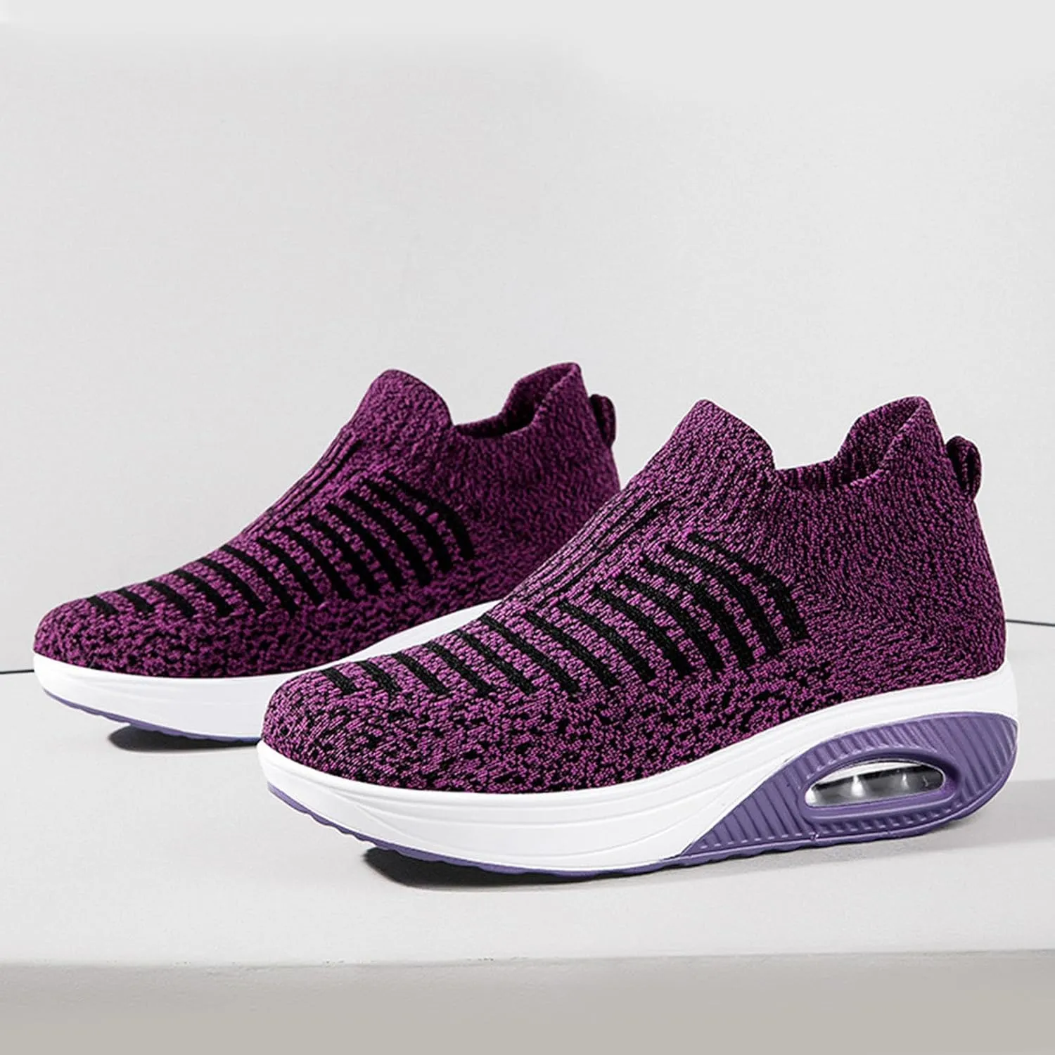 Lightweight Walking Tennis Shoes for Women Sports Mesh Shoes Arch Support Shoes Air Cushion Sole Sneakers