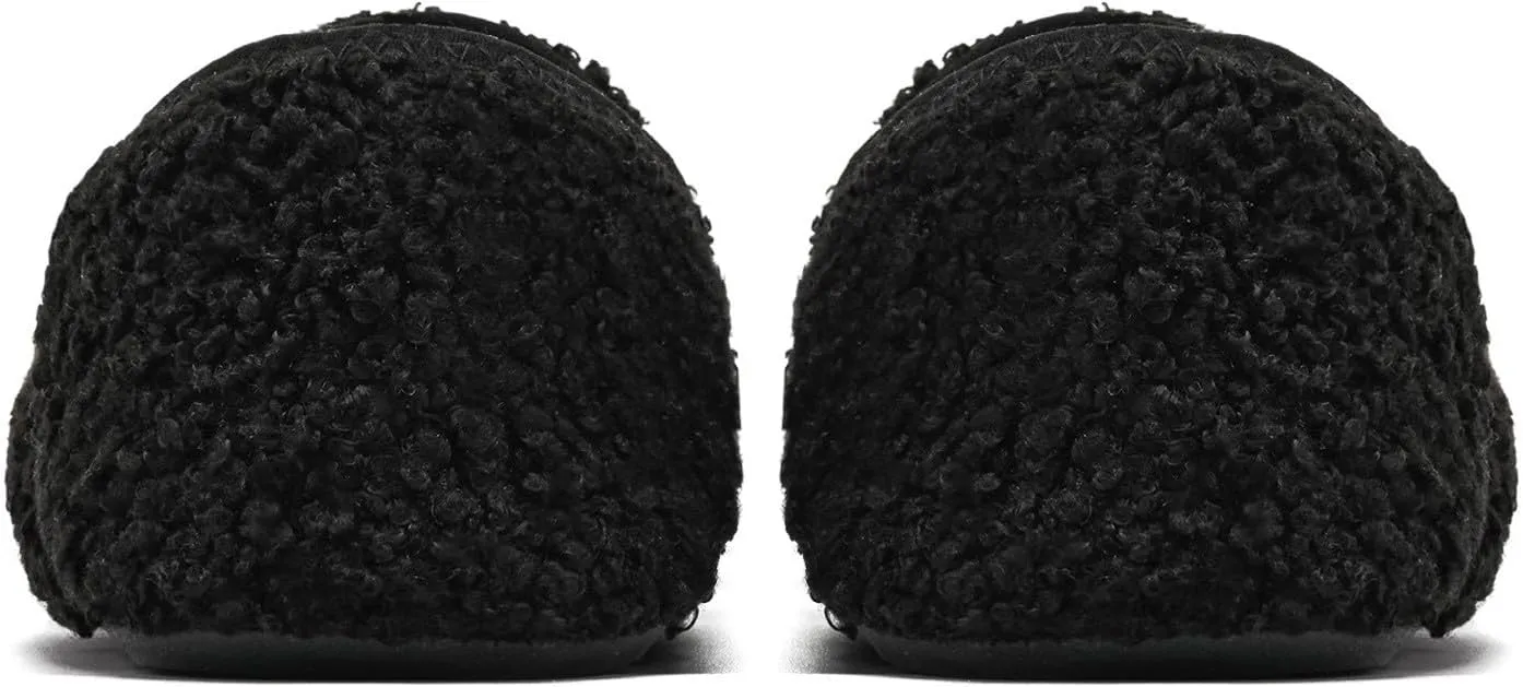 Loafers for Women Indoor Cotton Bag Heels Socks Shoes Soft Soled Home Warm Furry Shoes Yoga Dancing Slip On