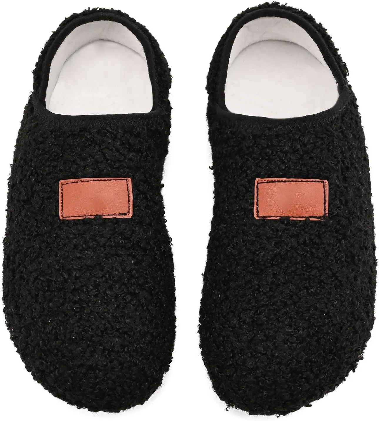 Loafers for Women Indoor Cotton Bag Heels Socks Shoes Soft Soled Home Warm Furry Shoes Yoga Dancing Slip On