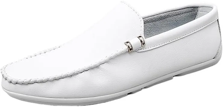 Luxury Business Dress Oxford Men Leather Shoes Spring Autumn Painted Stripes Loafers Breathable Office Wedding Shoes for Man