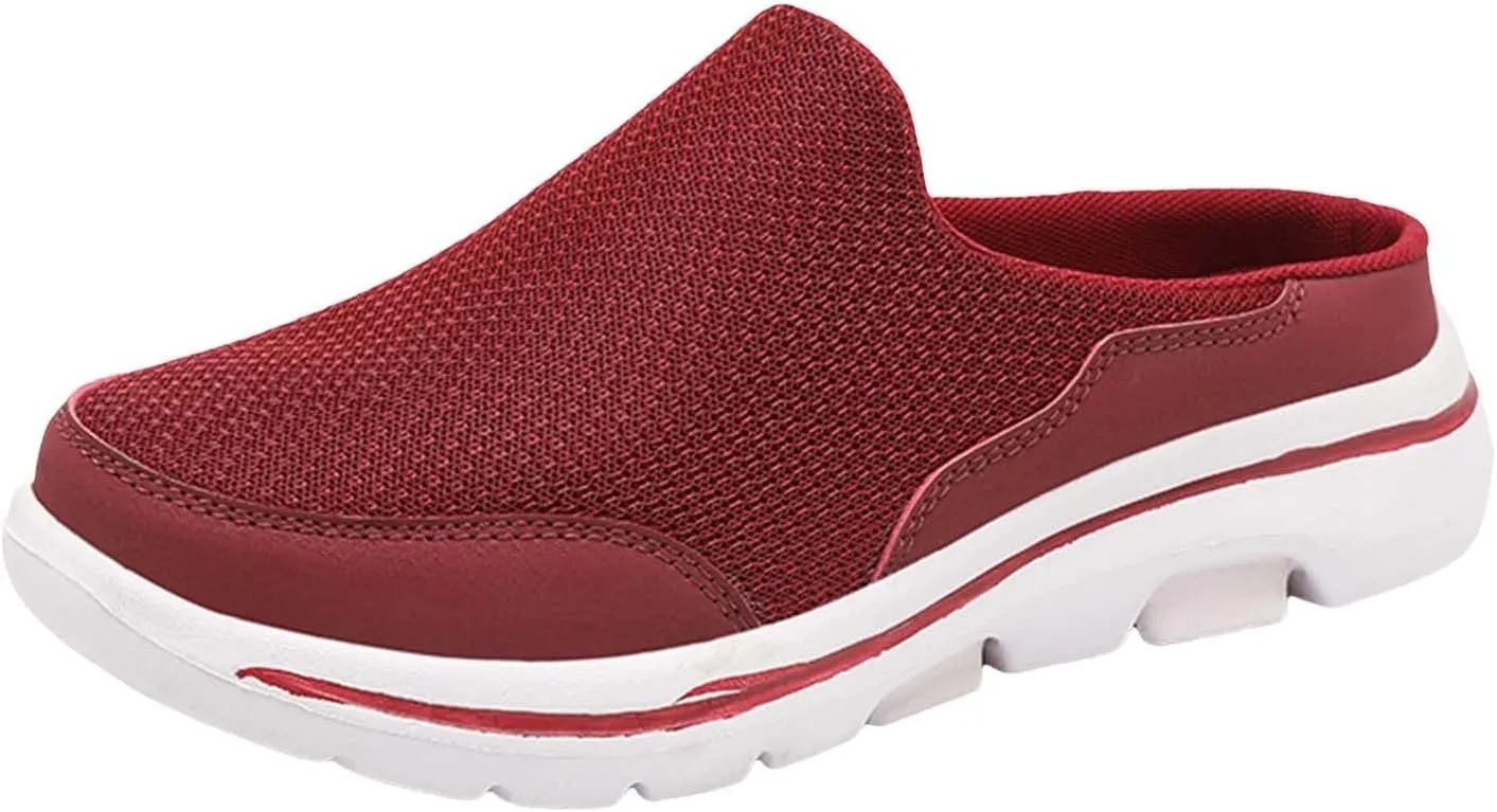 Men's Breathable Barefoot Shoes Soft Flat Soled Slip On Mesh Heelless Walking Shoes Business Casual Shoes