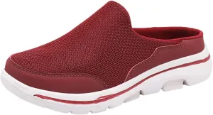 Men's Breathable Barefoot Shoes Soft Flat Soled Slip On Mesh Heelless Walking Shoes Business Casual Shoes
